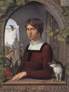 Friedrich overbeck Portrait of the Painter Franz Pforr Spain oil painting reproduction